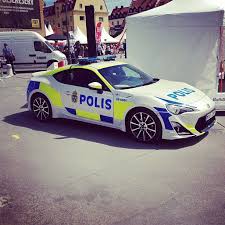 toyota gt86 swedish police police cars rescue vehicles toyota gt86