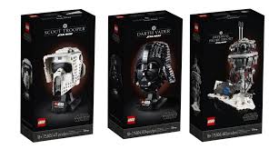 Последние твиты от lego star wars game (@lswgame). 2021 Lego Star Wars Probe Droid Darth Vader And Scout Trooper Helmets Revealed Jay S Brick Blog
