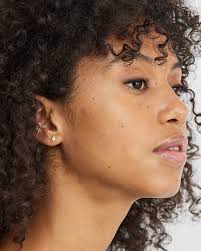 Rebel Mixed Gold Plated Stud & Hoop Earrings Set of Six