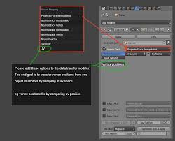 (in the book we will use space >>add>>mesh>>cube as shorthand for these kinds of actions). Add Vertex Position By Uv Sample To Data Transfer Modifier Right Click Select