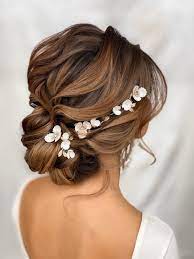 Poppy Bridal Hair Vines In 2021 Bridal Hair Bridal Hair Vine Wedding Hairstyles Bride