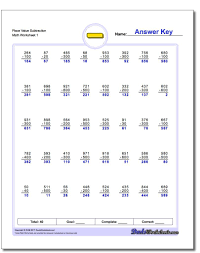 Subtraction Worksheets These Subtraction Worksheets Include Timed Math Fact Tests Multiple Digi Multiplication Worksheets Multiplication Math Fact Worksheets