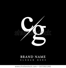 Initial Logo Letter Cg For Company Name Black And White Color And Slash Design Vector Logotype For Business And Initials Logo Letters Initials Logo Lettering