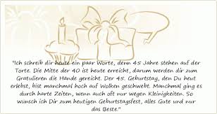 Sprüche Zum 45 Geburtstag Einer Von 8 Sprüchen