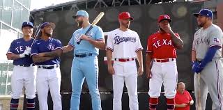 The texas rangers baseball games schedule 2020. Look Texas Rangers Introduce New Jerseys For 2020 Season Red On Fridays Baby Blues On Sunday Fox Sports