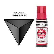 AK-Interactive: Quick Gen Acrylic Contrast - Dark Steal 18 ml