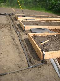 Choosing the best irrigation system for a vegetable garden seasonal homestead. Susan S In The Garden New Drip Irrigation System Raised Garden Beds Irrigation Garden Watering System Drip Irrigation