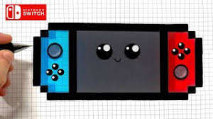 La pixel art facile da fare si propone ai bambini piccoli, come attività ludica e didattica. How To Draw Switch Pixel Art Nintendo Youtube