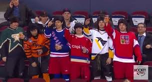 He has formerly played in the nhl with the pittsburgh penguins , washington capitals , new york rangers , philadelphia flyers , dallas stars. Video Fans Dressed As The Evolution Of Jaromir Jagr