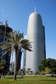 2012 Best Tall Building Middle East Africa Doha Tower Ateliers Jean Nouvel Skyscraper Futuristic Architecture Unusual Buildings