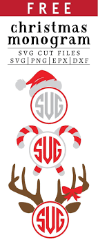 Download Kostenlose Weihnachts Monogramm Svg Datei Druckbare Vektor Clipart Download Kostenlose P Diy Handwerk Christmas Monogram Cricut Monogram Monogram Svg