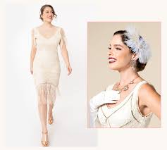 Our list of chic wedding guest outfits wouldn't be complete with a few maternity maxi dresses for wedding guests. Flapper Wedding Dresses 1920s Style Unique Vintage