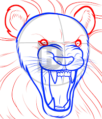 4 ways to draw a lion wikihow. How To Draw A Lion Face Step By Step In Pencil Novocom Top