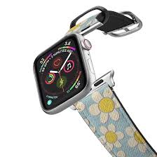 Daisy Joy Malibu Blue Apple Watch Band Casetify Casetify Applewatch Daisy Applewatch Sharonturn In 2020 38mm Apple Watch Band Black Apple Watch Band Apple Watch