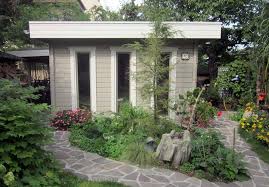 Gartenhaus Grau Weiss Moderner Gartentrend Mit Stil Gartenhaus Grau Gartenhaus Saunahaus