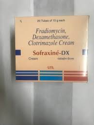 Maybe you would like to learn more about one of these? Wound Fradiomycin Dexamethasone Clotrimazole Cream Sofraxine Dx For Personal Packaging Size 15g Rs 250 Box Id 22280829897