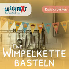 Wimpelkette vorlage zum ausdrucken einladung hochzeit wimpelkette. Wimpelkette Basteln Druckvorlage Zum Download Ausgefuxt