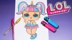 Poupees Lol Coloriage Unicorn La Licorne Lol Surprise Youtube Voir plus d'idées sur le thème poupée, anime mangas, poupée manga. licorne lol surprise