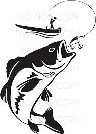 Fisherman Catching A Fish Svg Print Design Svg Dxf Print Instant Download Digital File For Cricut Silhouette And Printers Fish Svg Fish Silhouette Fishing Svg