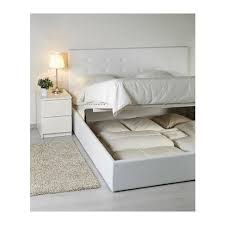 Gvarv Lozko Z Pojemnikiem Idhult Bialy 140x200 Cm Dodaj Do Listy Zakupow Ikea Spalnya