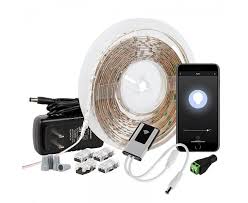 Under Cabinet Smart Led Strip Lighting Kit 5m Led Tape Light Alexa Google Assistant Compatible Wifi Controller Super Bright Leds