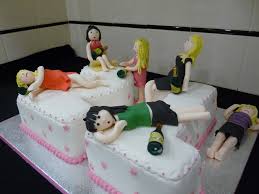 21st birthday cake for girls with love shaped candles. 5 Drunken Tarty Party Girls On A 21st Birthday Cake All A Little Worse For Wear I Forgot To Remove The Support For One On Herlegs Before Cakecentral Com