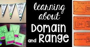 Learning About Domain And Range Math Lesson Plans Fun Math Math Lessons
