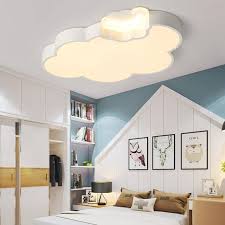 Best Price De94 Led Cloud Kids Room Lighting Children Ceiling Lamp Baby Ceiling Light With Dimming For Boys Girls Bedroom Ceiling Lamp Led Satilamasters Se