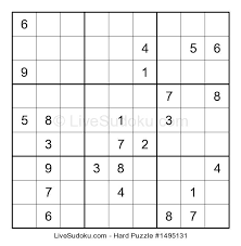 There's a new puzzle every day! Printable Difficult Sudoku Sudoku Hard Puzzles Sudoku Puzzles
