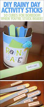 Rainy Daze Activity Sticks Rainy Day Activities Rainy Day Activities For Kids Rainy Day Fun