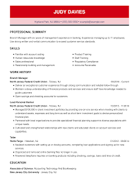 Helps to coach, counsel, and discipline employees. Branch Manager Resume Examples Finance Livecareer