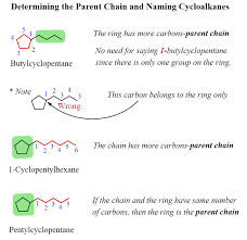 Determining The Parent Chain And Naming Cycloalkanes Chemistry Lessons Study Chemistry Chemistry