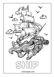 Ship Printable Coloring Pages Pdf For Kids Printable Coloring Pages Coloring Pages Printable Coloring