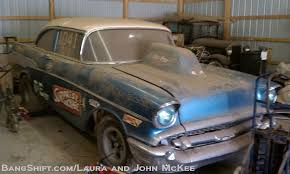 gasser barn find the surprise package 1957 chevy bel air d gas 426 max wedge mopar power 1957 chevy bel air chevy bel air barn finds classic cars chevy bel air barn finds classic cars