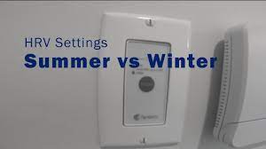 Set the hrv controller to the highest humidity setting. Hrv Settings Summer Vs Winter Youtube