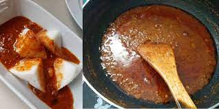 How to make nasi impit (compressed rice) ingredients 2 cups of long grain rice, rinsed 4 cups water 1 tsp sea salt 1. Resipi Kuah Kacang Nasi Impit Paling Simple Step By Step Pun Mudah Sangat Pa Ma