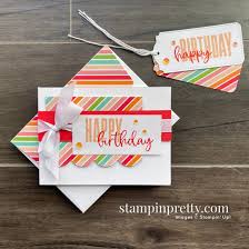 Masculine cards, easy paper craft ideas, paper craft for kids, and diy ideas for wedding and party decor. New Stampin Up Biggest Wish Happy Birthday Card Tag Stampin Pretty