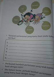Download soal mtk kelas 2 file word (docx). Tulislah Pertanyaan Menggunakan Kata Tanya Apa Siapa Kapan Di Mana Mengapa Dan Bagaimana Brainly Co Id