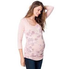 Oh Baby By Motherhood Embellished Maternity Top Scoop Neck