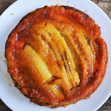 Gateau A La Banane Renverse Et Caramelise Recette Recette Gateau Banane Recette De Gateau A La Banane Gateau Banane