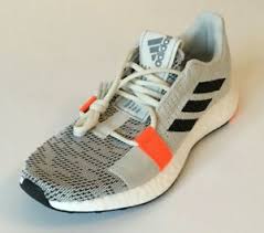 Adidas schuhe in grau einsatzmoeglichkeit freizeitalltag. Adidas Senseboost W Gr Eu 38 2 3 Damen Sneaker Grau Weiss Orange Laufschuh Ebay
