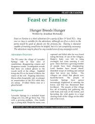 Check spelling or type a new query. Feast Or Famine Rpg Item Rpggeek