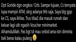 Viral ojolayang prank ojolprank ojol viralmiss a prank ojolayank prank ojolprank ojolvideo viral ojolviralviral video ojolvideo viral ojol di tiktokvideo. Viral Kisah Driver Ojol Dibayar Pakai Voucher Minimarket Rp 100 Ribu Karena Uang Penumpang Kurang Tribunnews Com Mobile