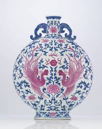 Blue And White Porcelain Decorating Inspired By Spring Chinese Ceramics Pink Enamel Porcelain