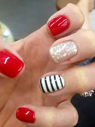 Black And White Striped Toe Nails Red Striped Cute Nails Red Nail Art Designs Toe Nails Red Nail Art