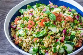 Maybe you would like to learn more about one of these? Kamut Tabbouleh Salad Recipe Vegan Healthy Side Dish Babaganosh
