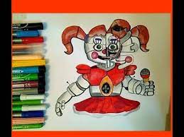50 best printable baby shark coloring pages. Fnaf Sister Location Drawing Circus Baby Coloring 2106 Easy Youtube