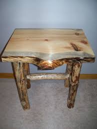 Log End Table And Coffee Table Live Edge Wood Table Rustic Log Furniture Log End Tables
