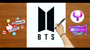 Learn how to draw bts easy pictures using these outlines or print just for. How To Draw Bts Band Logo My Rapid Art Youtube