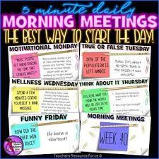 This distance learning morning meeting game is a hit with my students! Daily Themed Morning Meeting Digital By Teachers Resource Force Teachers Pay Tea Morning Meeting Morning Meeting Activities Morning Meetings Middle School